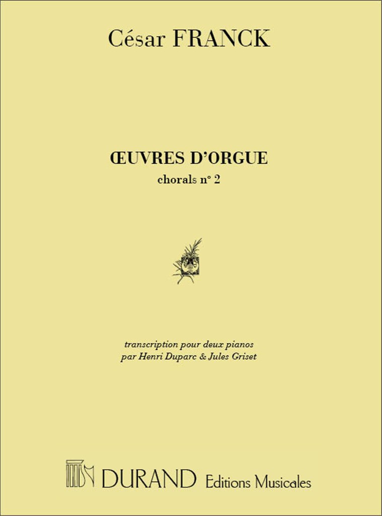 Choral N 2 2 Pianos (Duparc